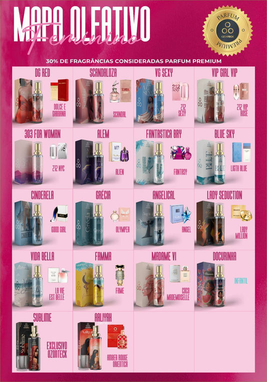 PERFUME DECANT DUPE MARCAS INTERNACIONALES FAMOSAS FEMENINOS- ESENCIA CONCENTRADA ELIXIR AL 33%. Precio x 3 perfumes a elección